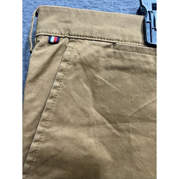 Tommy Hilfiger Th Flex Stretch Pants Brown Tan Regular-Fit Mens Size 42x30 - Picture 5 of 11